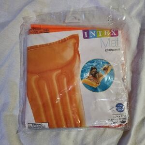 Intex Economat Inflatable Pool Float Mat Orange NIP
